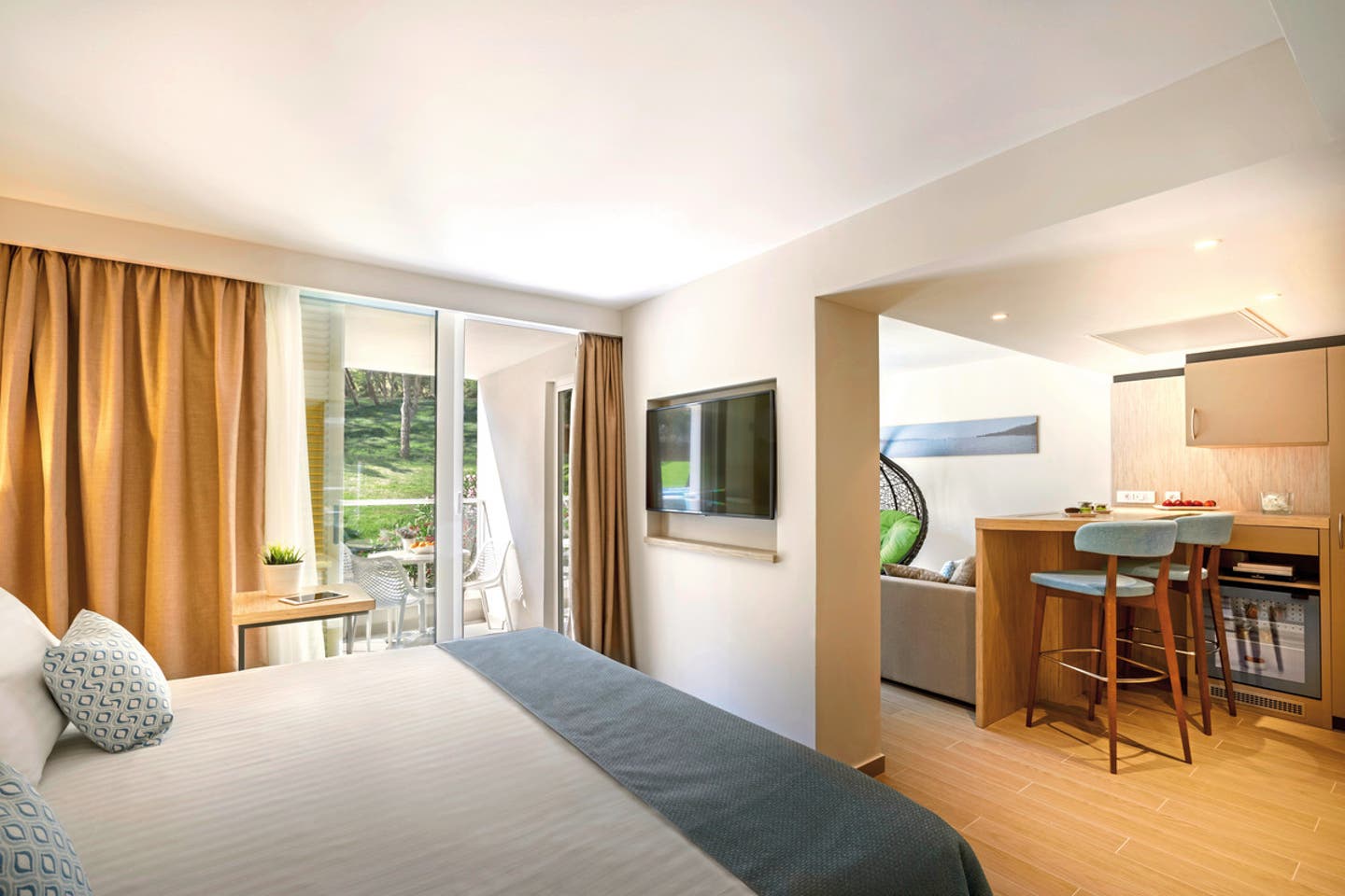 Wohnbeispiel Juniorsuite für 2 plus 1