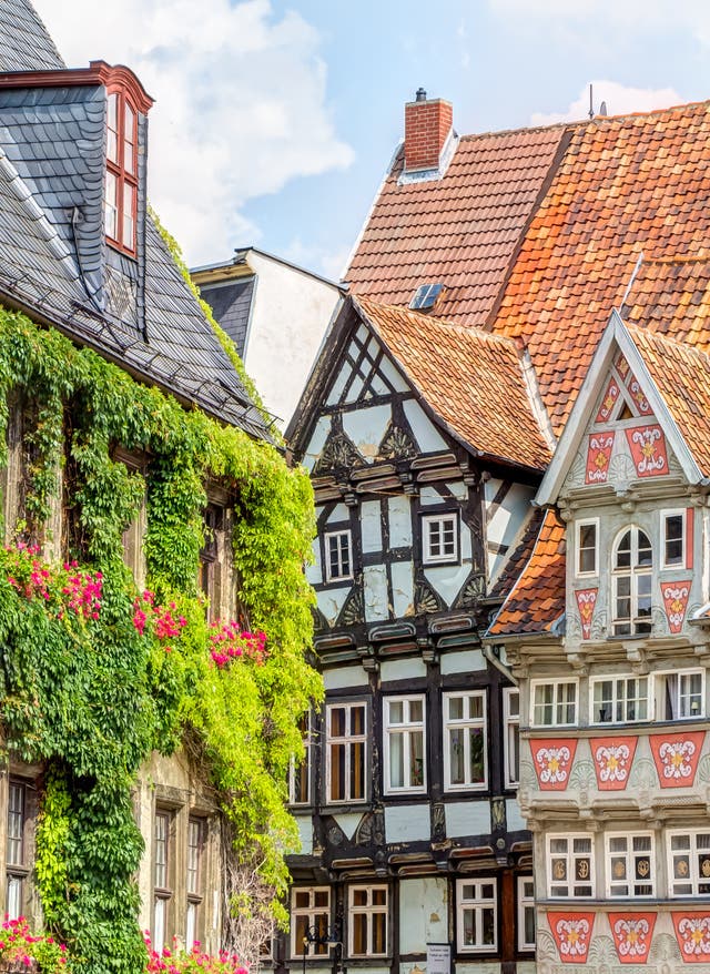 Zu den Angeboten Hotel im Harz mit Bahn - Stadtansicht von Quedlinburg