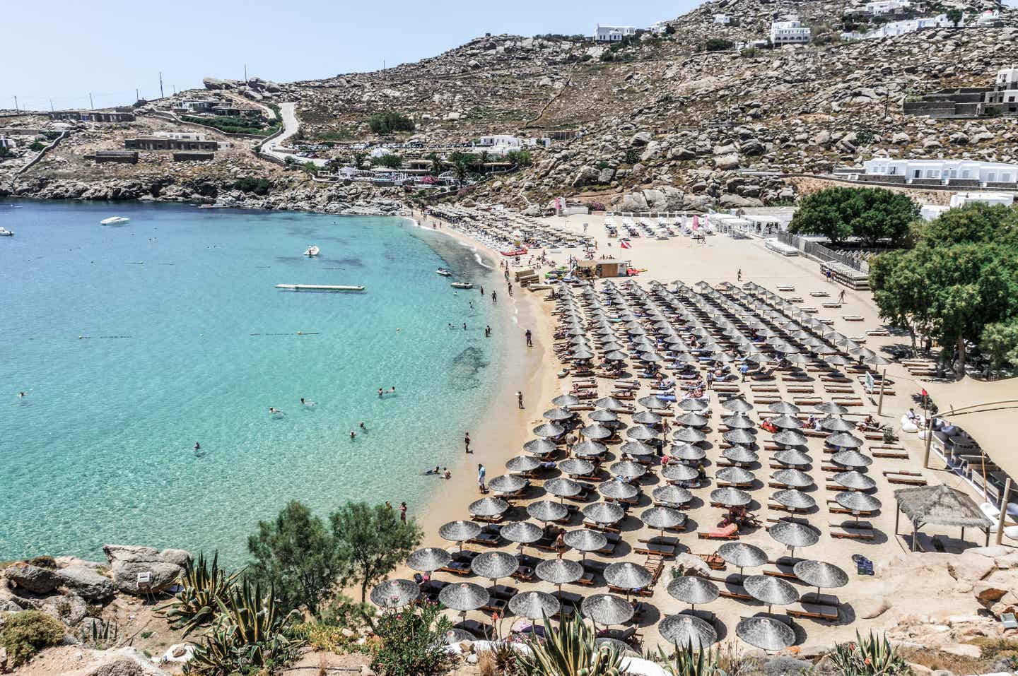 Mykonos Strände: der bekannte Paradise Beach