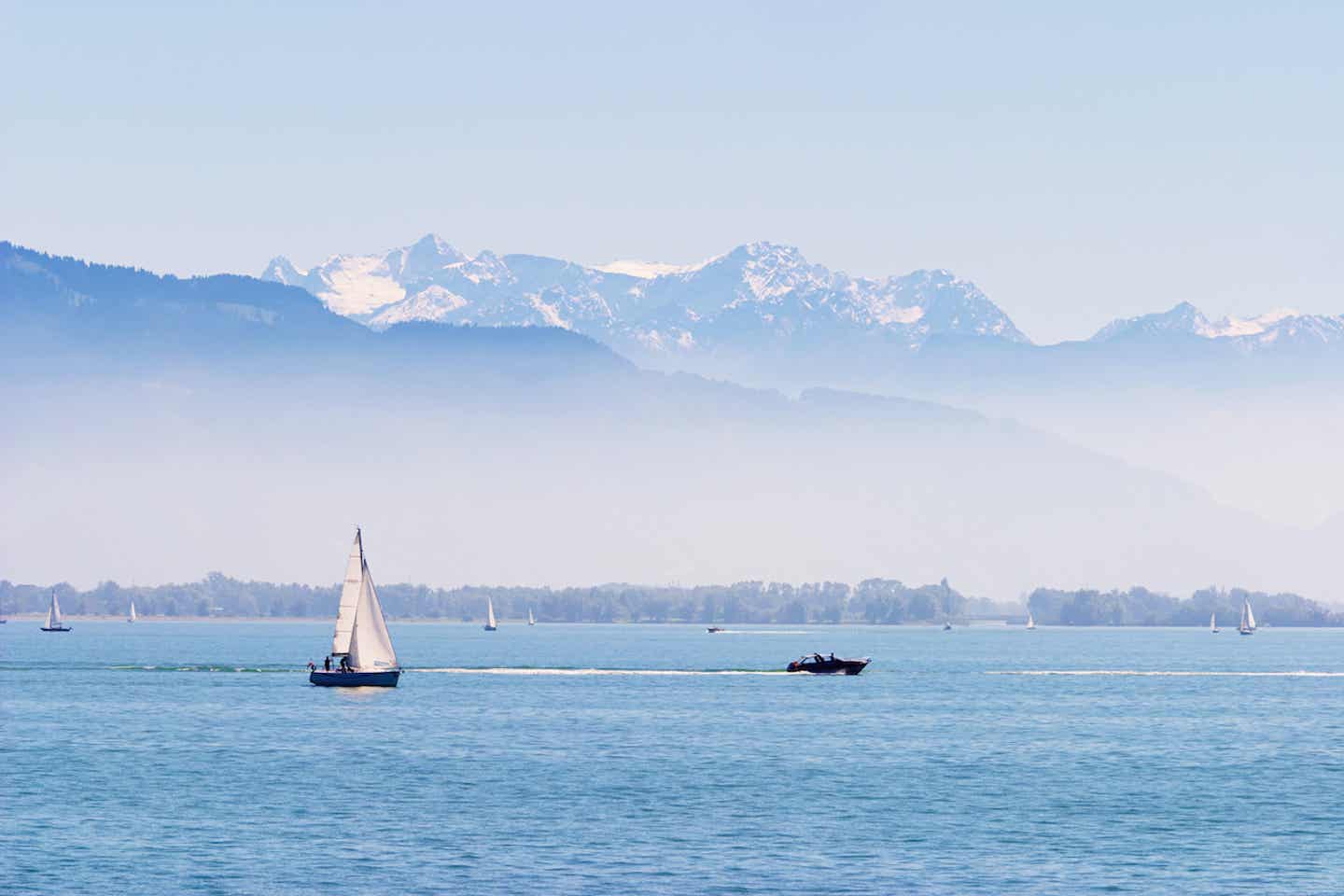 Schiffe auf dem Bodensee