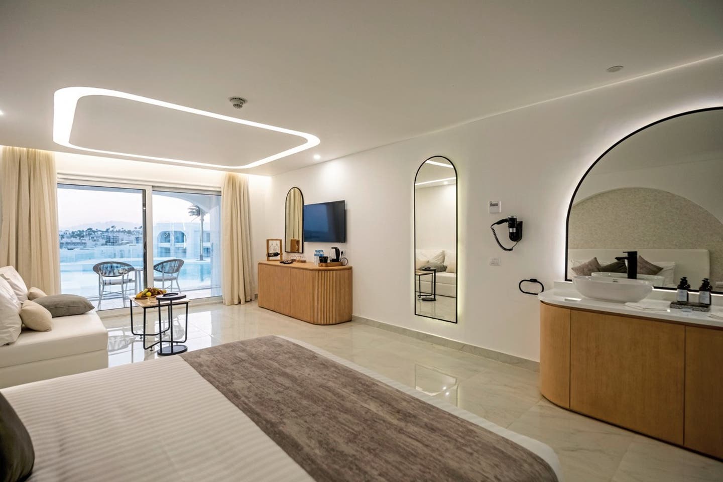 Wohnbeispiel Doppelzimmer Deluxe Gartenblick