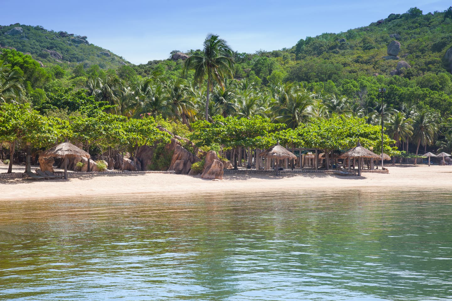 Vietnam Strände: Blick auf Strand von Nha Trang