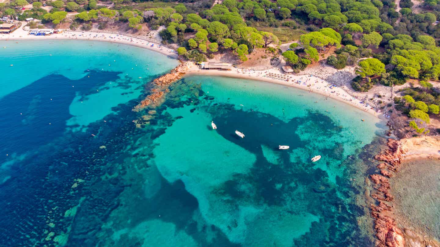 Plage de Palombaggia auf Korsika