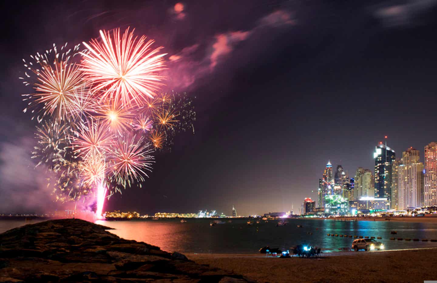 Feuerwerk in Dubai