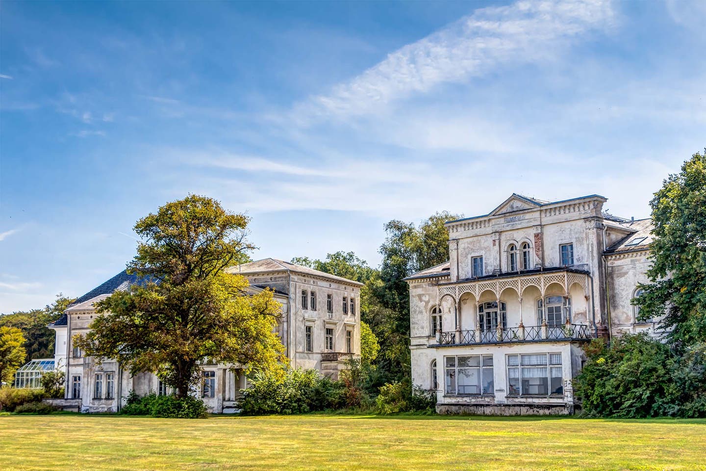 Deutschland Ostsee Heiligendamm historische Ruinenhäuser