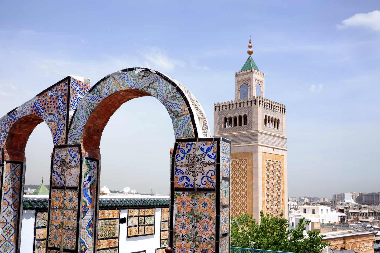 Medina von Tunis, die große Moschee