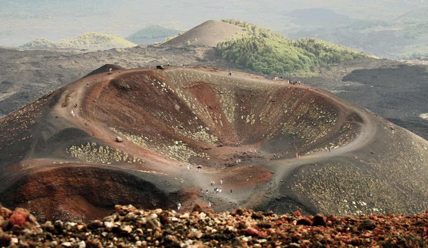 Italien Natur – Ätna-Krater auf Sizilien