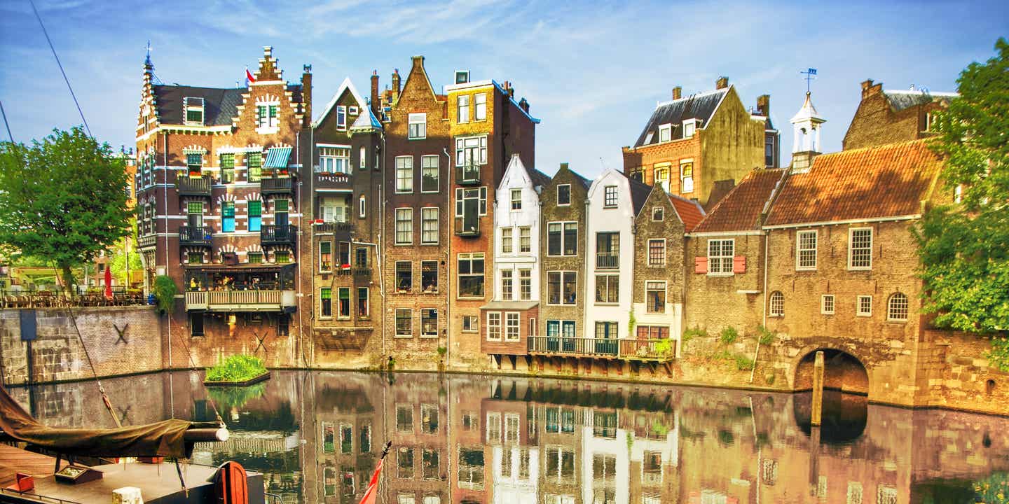 Hafen von Delfshaven in Rotterdam