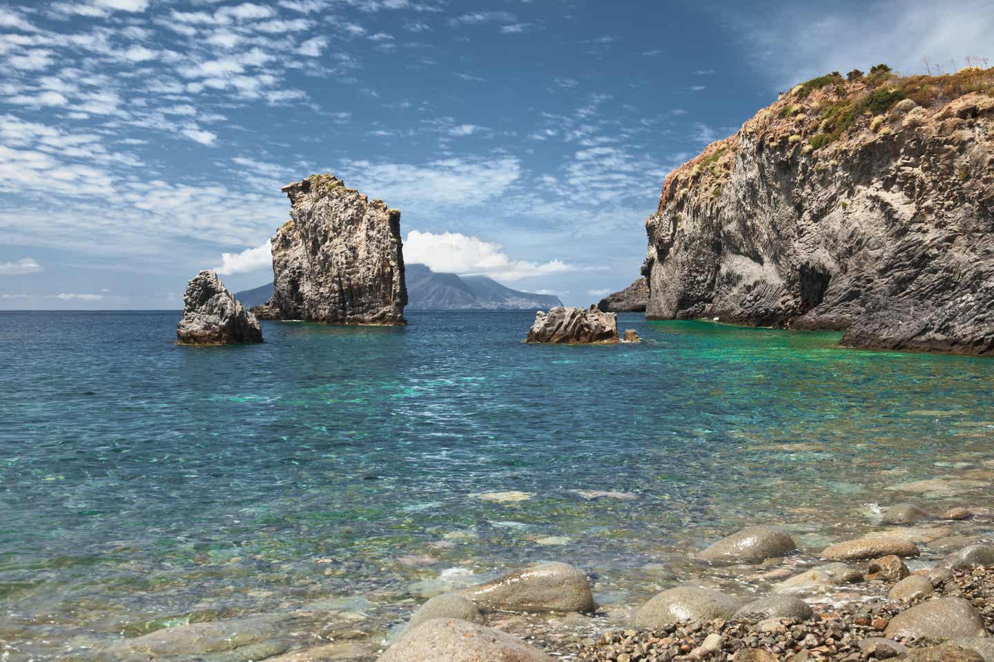 Bay des Panarea auf der Liparischen Insel Vulcano