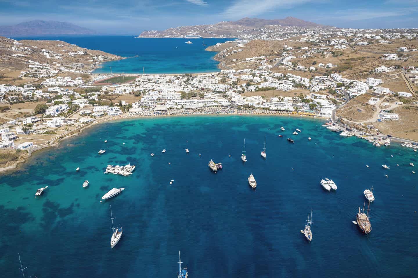 Schönste Strände Griechenlands: Ornos Beach auf Mykonos