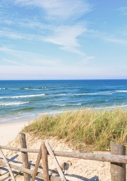 Bialogora Strand an der polnischen Ostsee