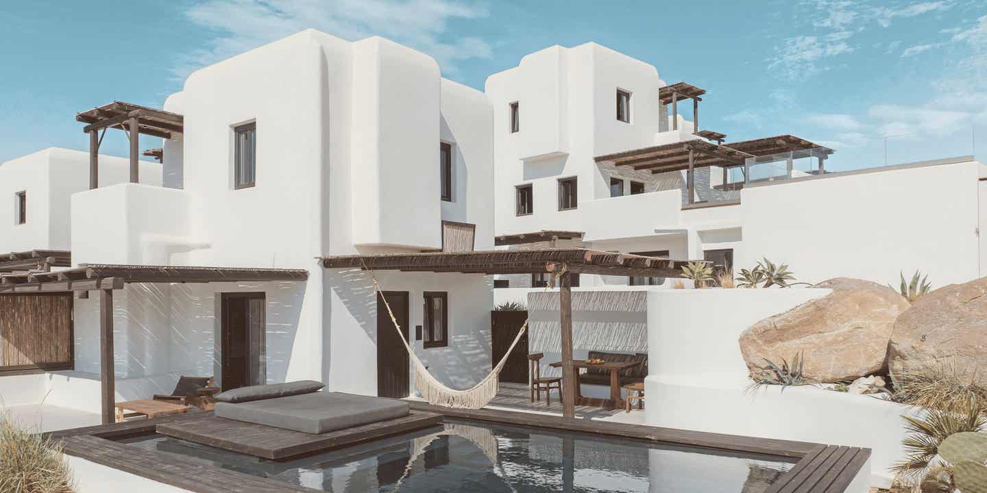 Das ananea auf Mykonos besticht durch seine stilvolle Architektur