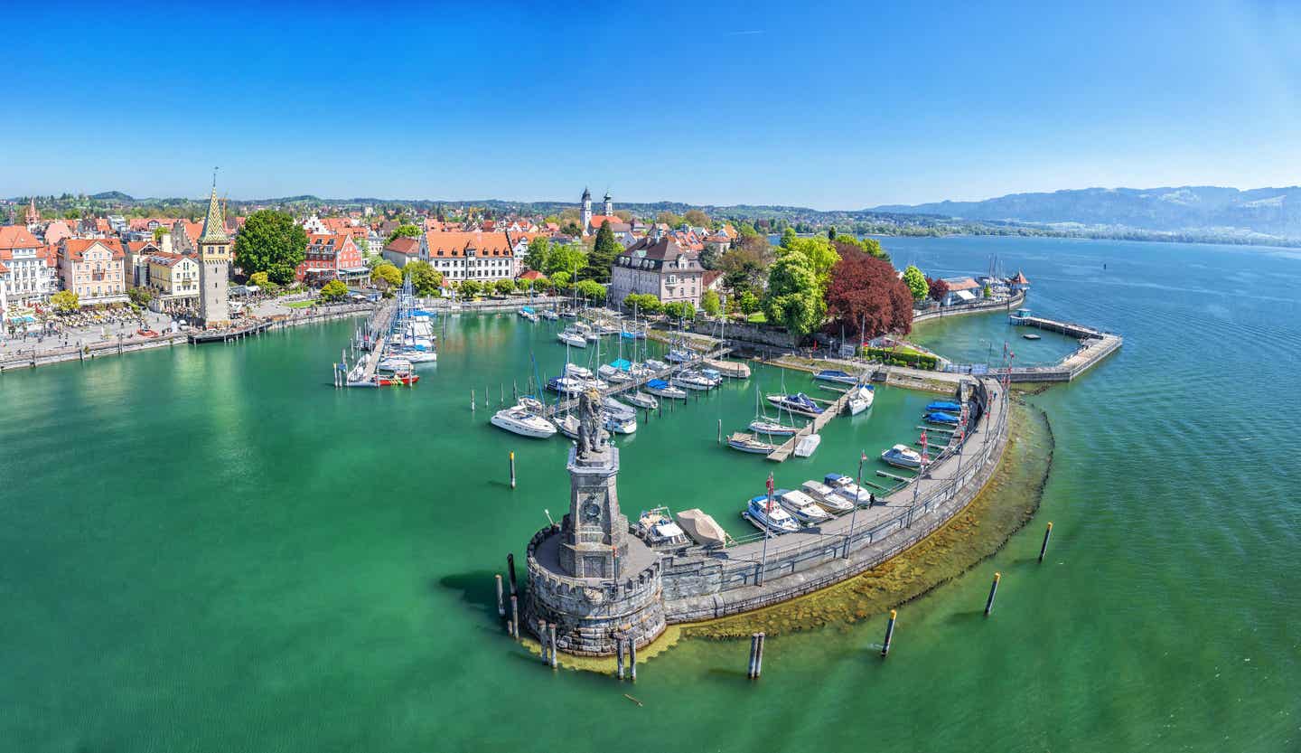 Hafen von Lindau am Bodensee