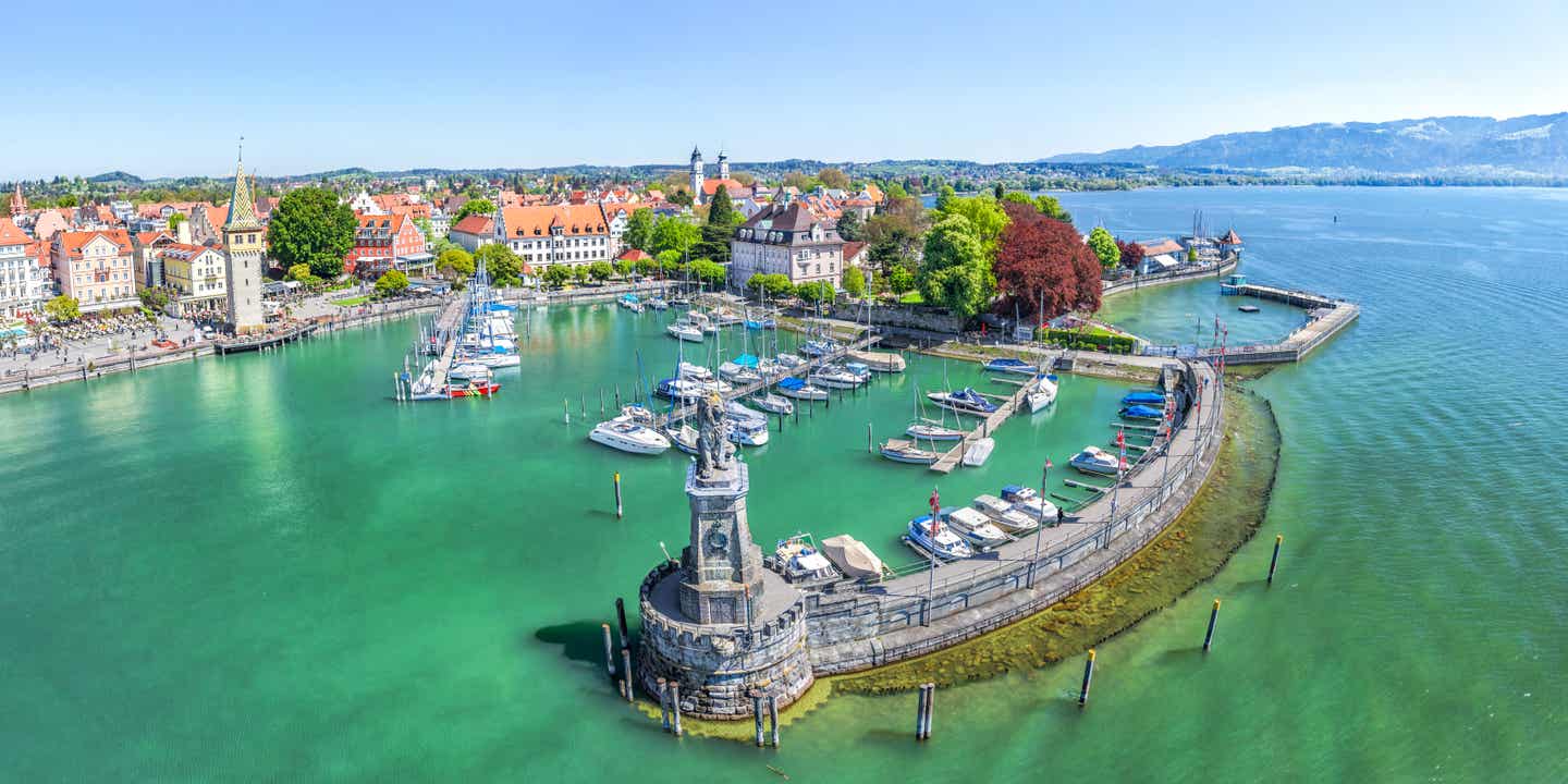 Hafen von Lindau am Bodensee