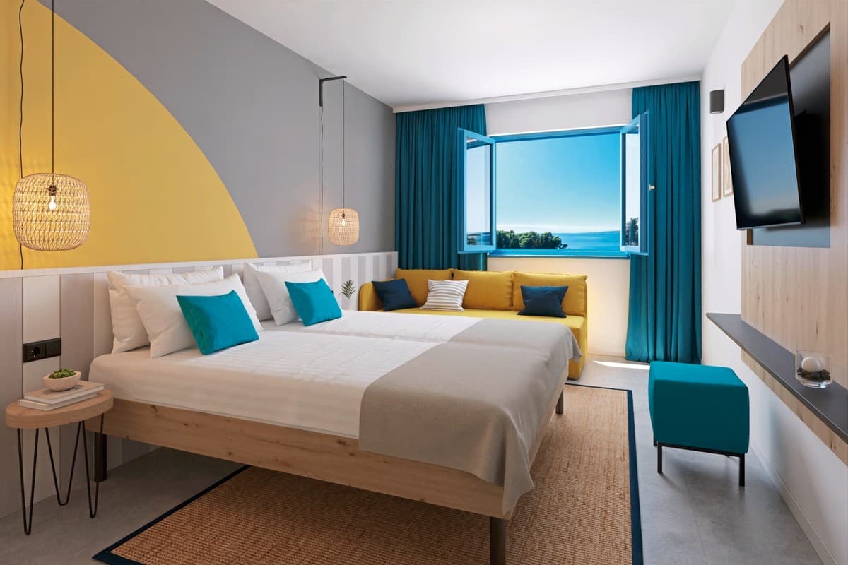 Wohnbsp. Zimmer f&uuml;r 2 plus 1 Meerseite