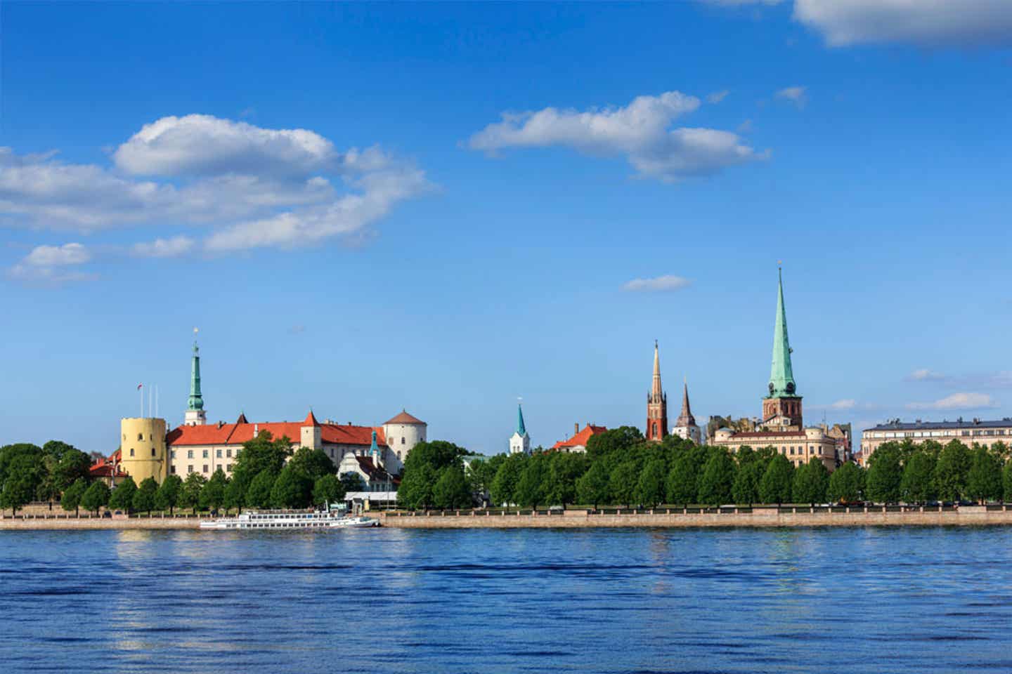 Stadtansicht über Riga in Lettland