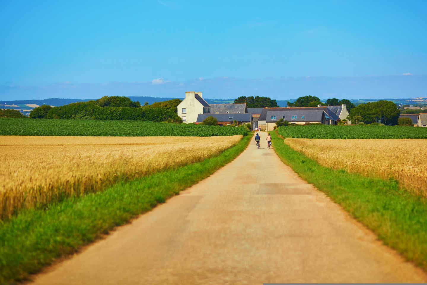 Urlaub in der Bretagne – Radfahrer in der Bretagne