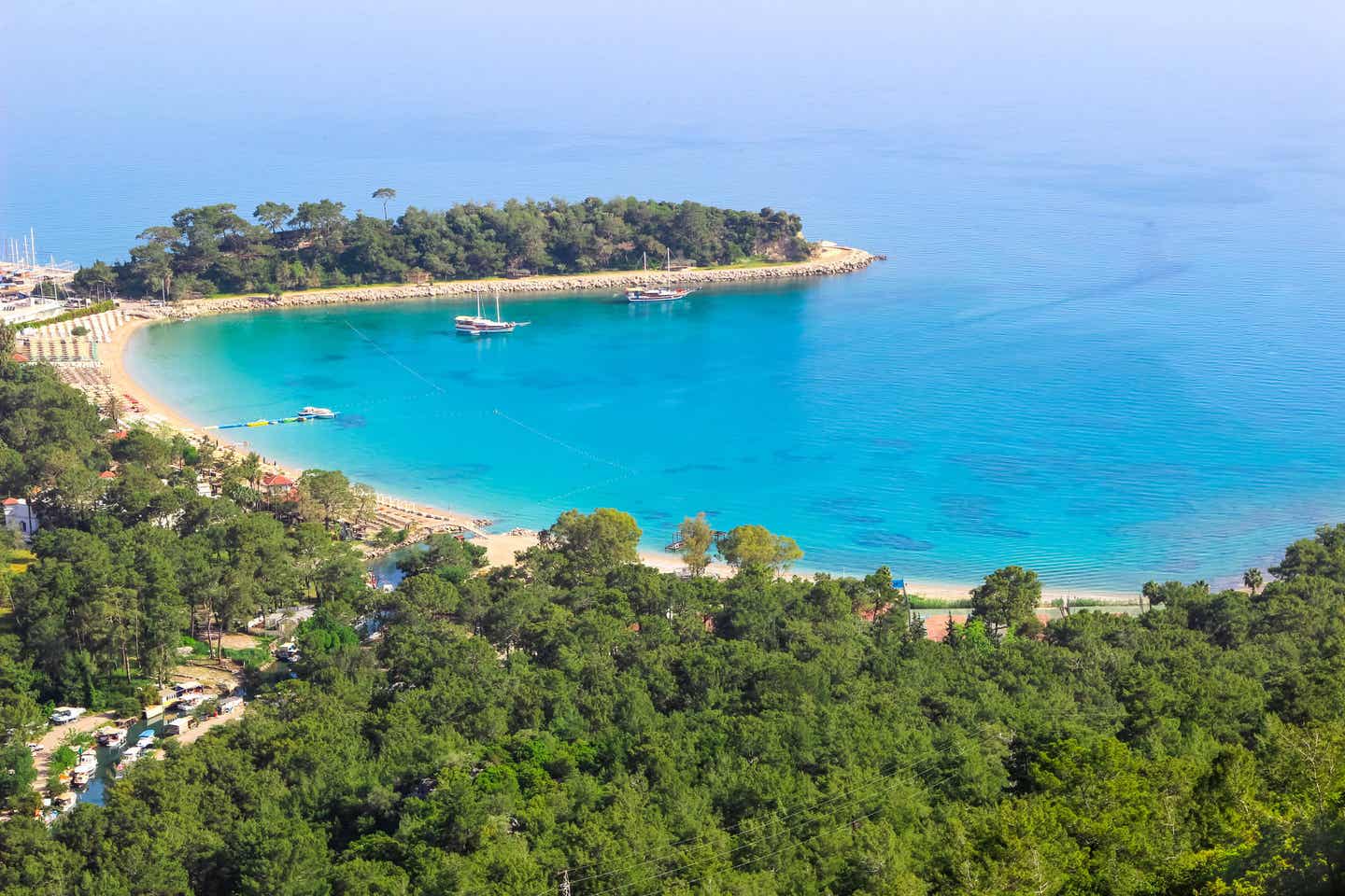 Moonlight-Bucht an der Türkischen Riviera