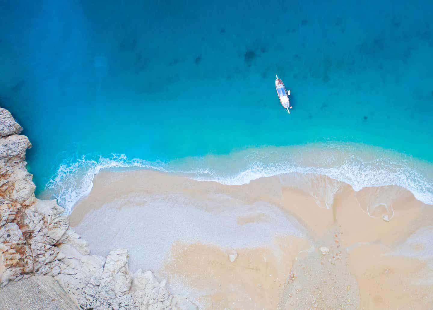 Antalya mit weißem Sandstrand