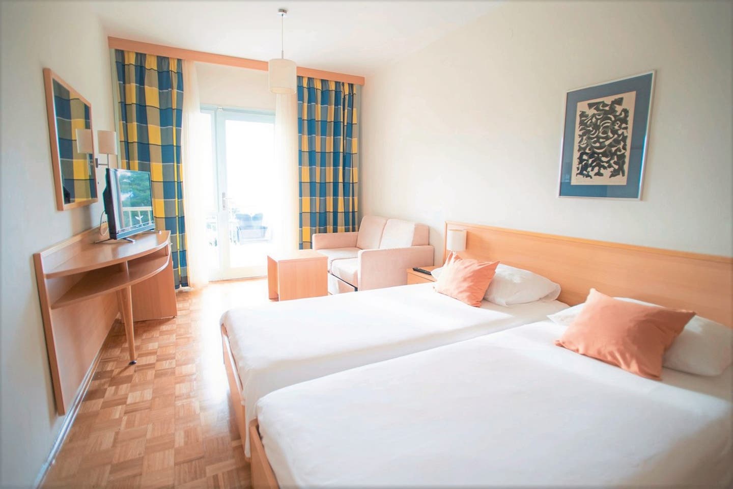 Wohnbeispiel Doppelzimmer mit Gartenblick Annex