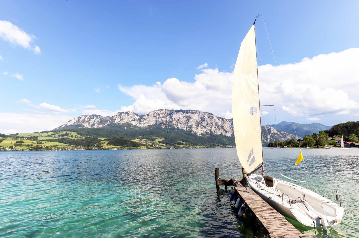 Segeln auf dem Attersee im Salzkammergut