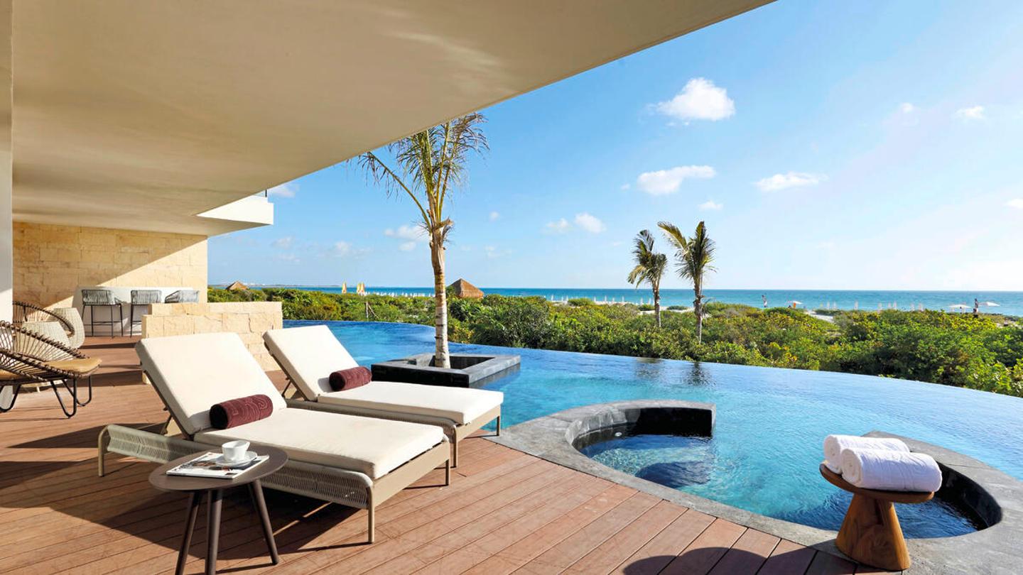 Wohnbeispiel Juniorsuite Pool Access