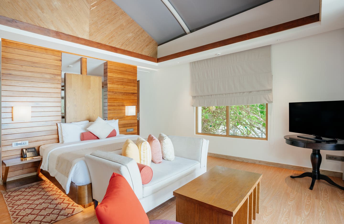 Wohnen und Schlafen in einem Platinum Beach Bungalow