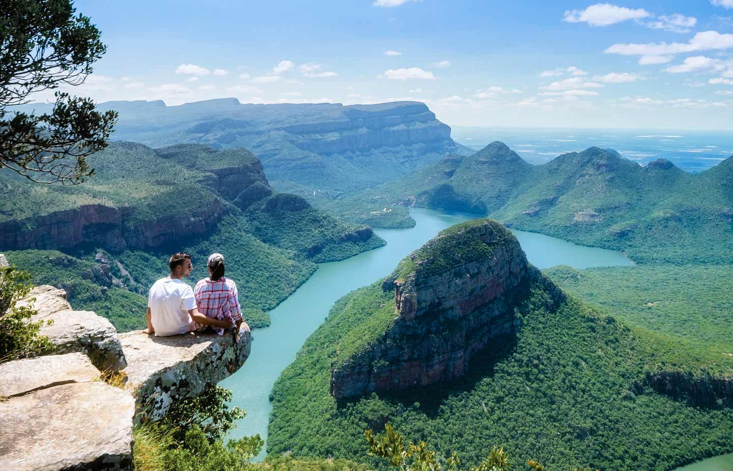 Blyde River Canyon mit den drei Rondavels, Panorama-Route Südafrika