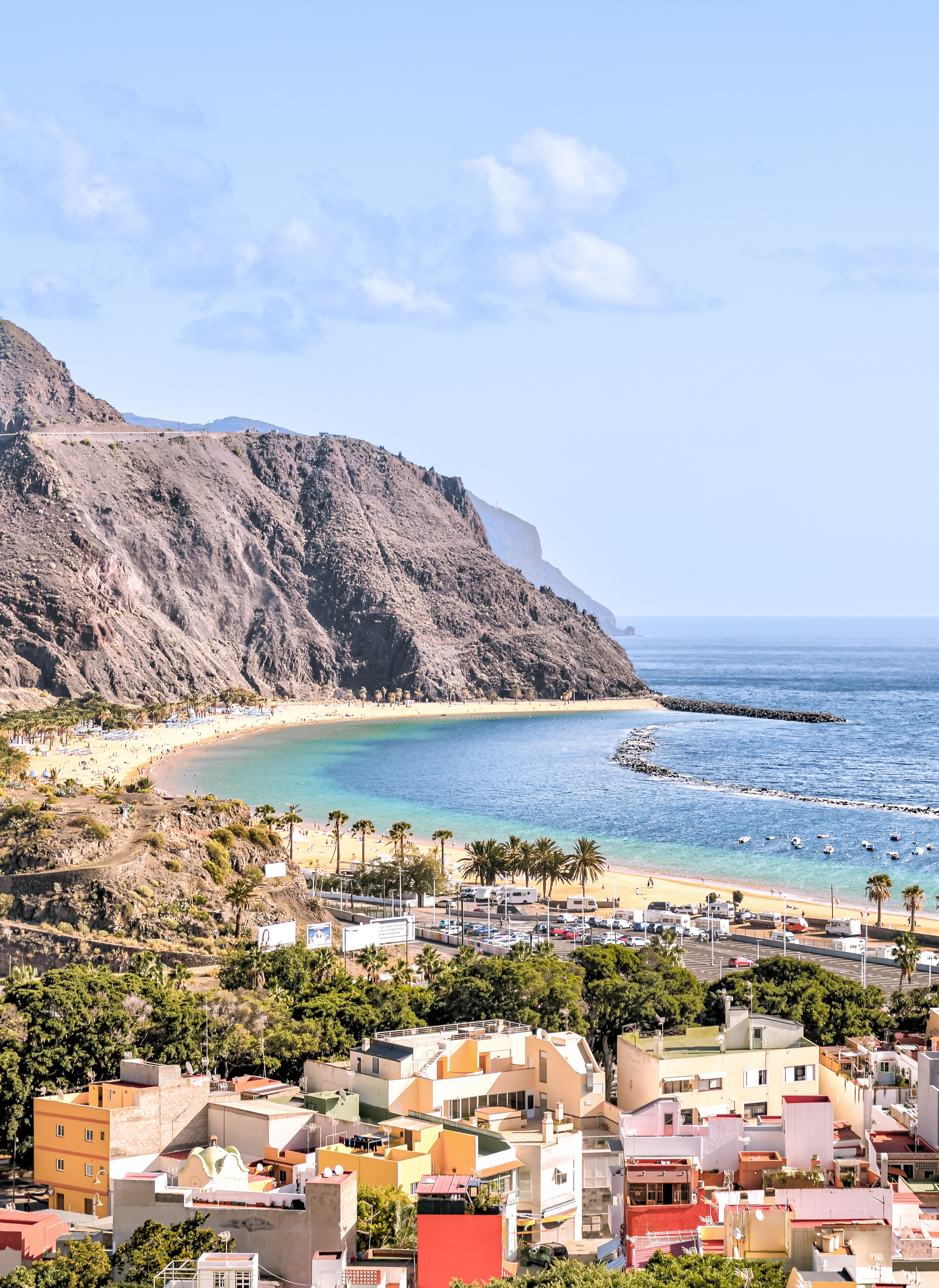 Strand in San Andres, Teneriffa