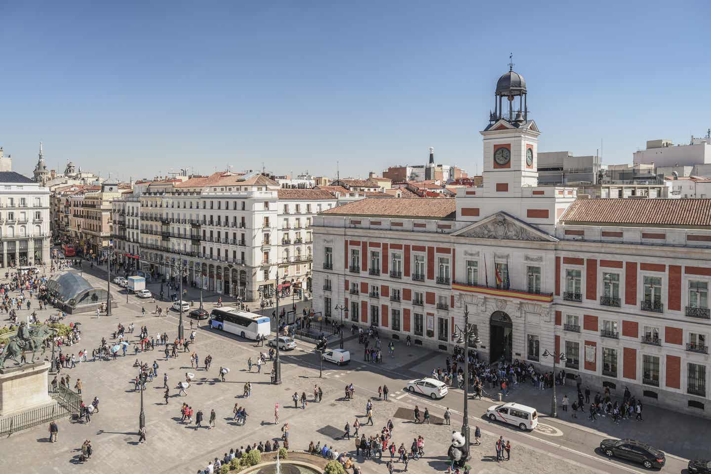 Madrid Sehenswürdigkeiten: Skyline des Puerta del Sol