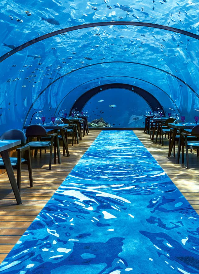 Unterwasserrestaurant Malediven
