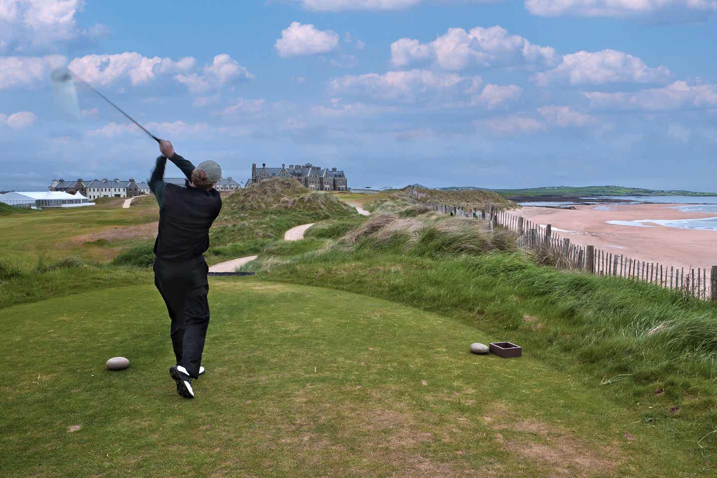 County Clare Golfplatz am Strand in Irland