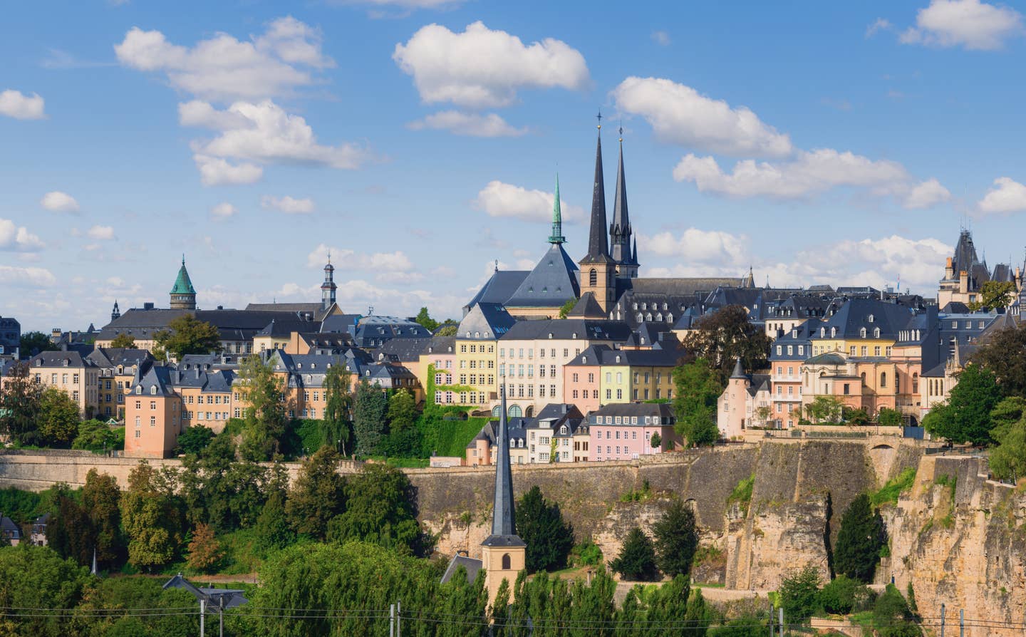 Luxemburger Altstadt bei Sonnenschein