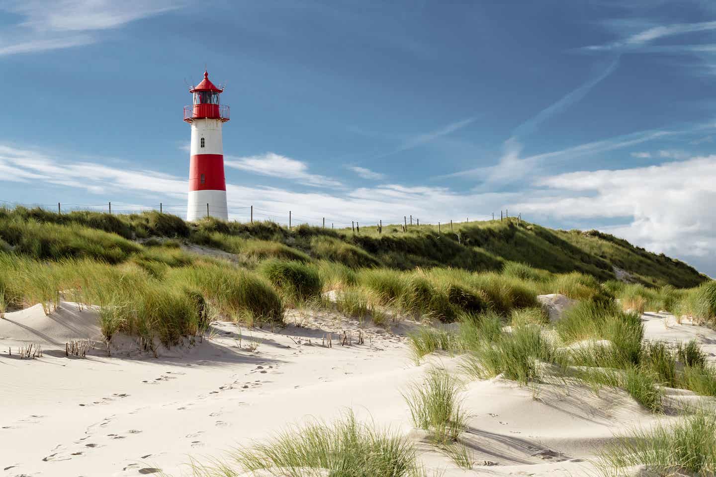 Leuchtturm auf der Insel Sylt