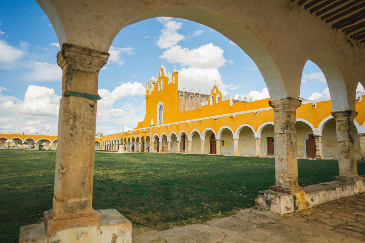 Prachtvolles Gebäude in der Stadt Izamal