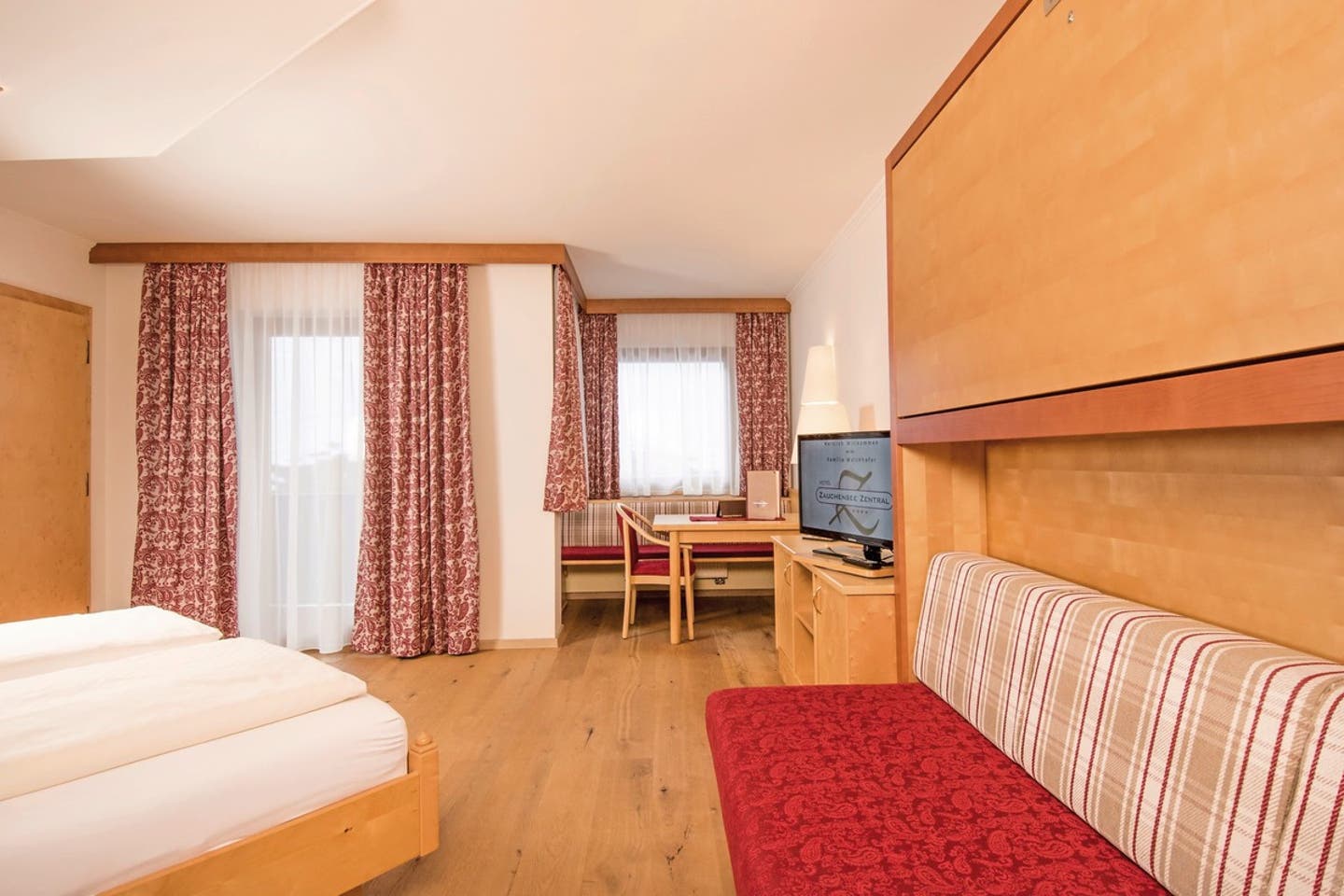 Wohnbeispiel Doppelzimmer 2 Zustellbetten