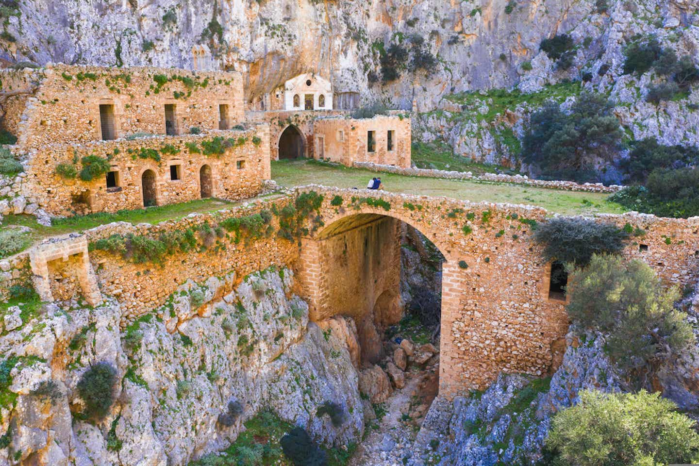 Ein historisches Kloster auf Kreta