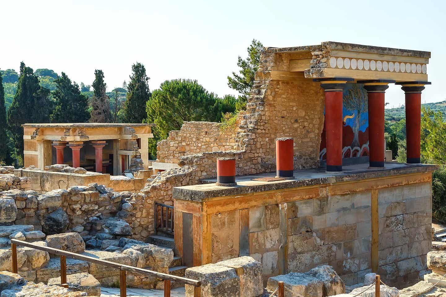 Sehenswürdigkeiten auf den griechischen Inseln: Palast von Knossos auf Kreta