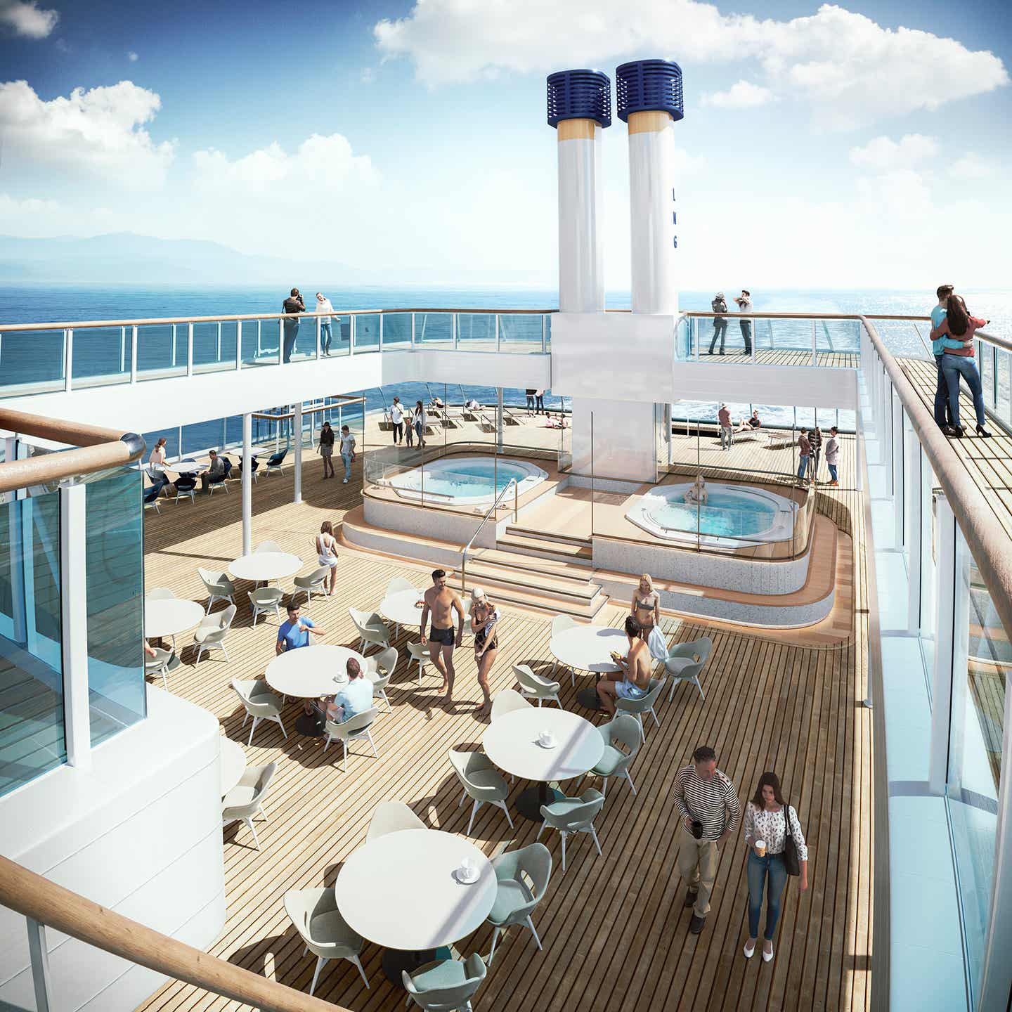 Deck Kreuzfahrt Havila Voyages