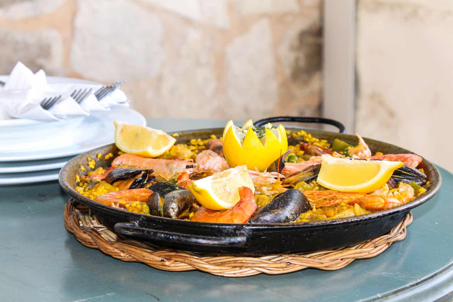 Paella ist auch auf den Balearen beliebt