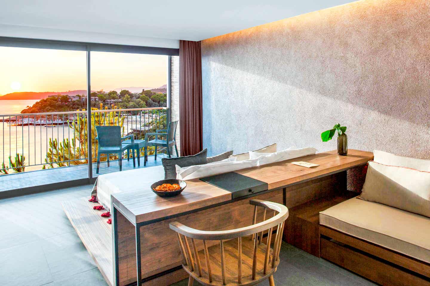 Doppelzimmer im Club Marvy - eines der besten Familienhotels der Türkei