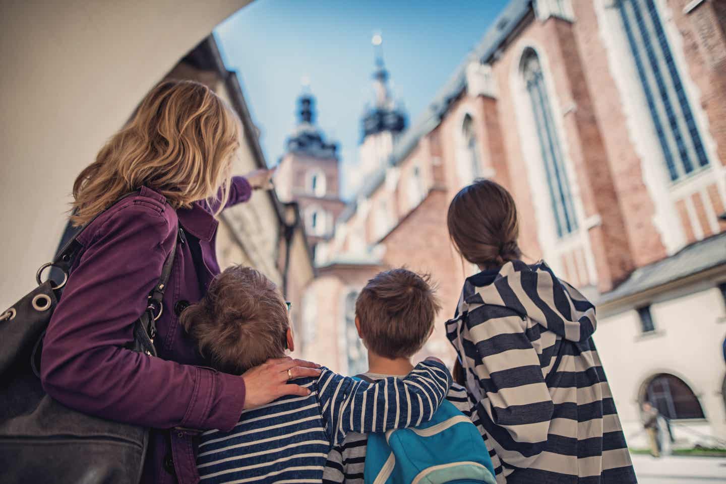 Familie in Krakau