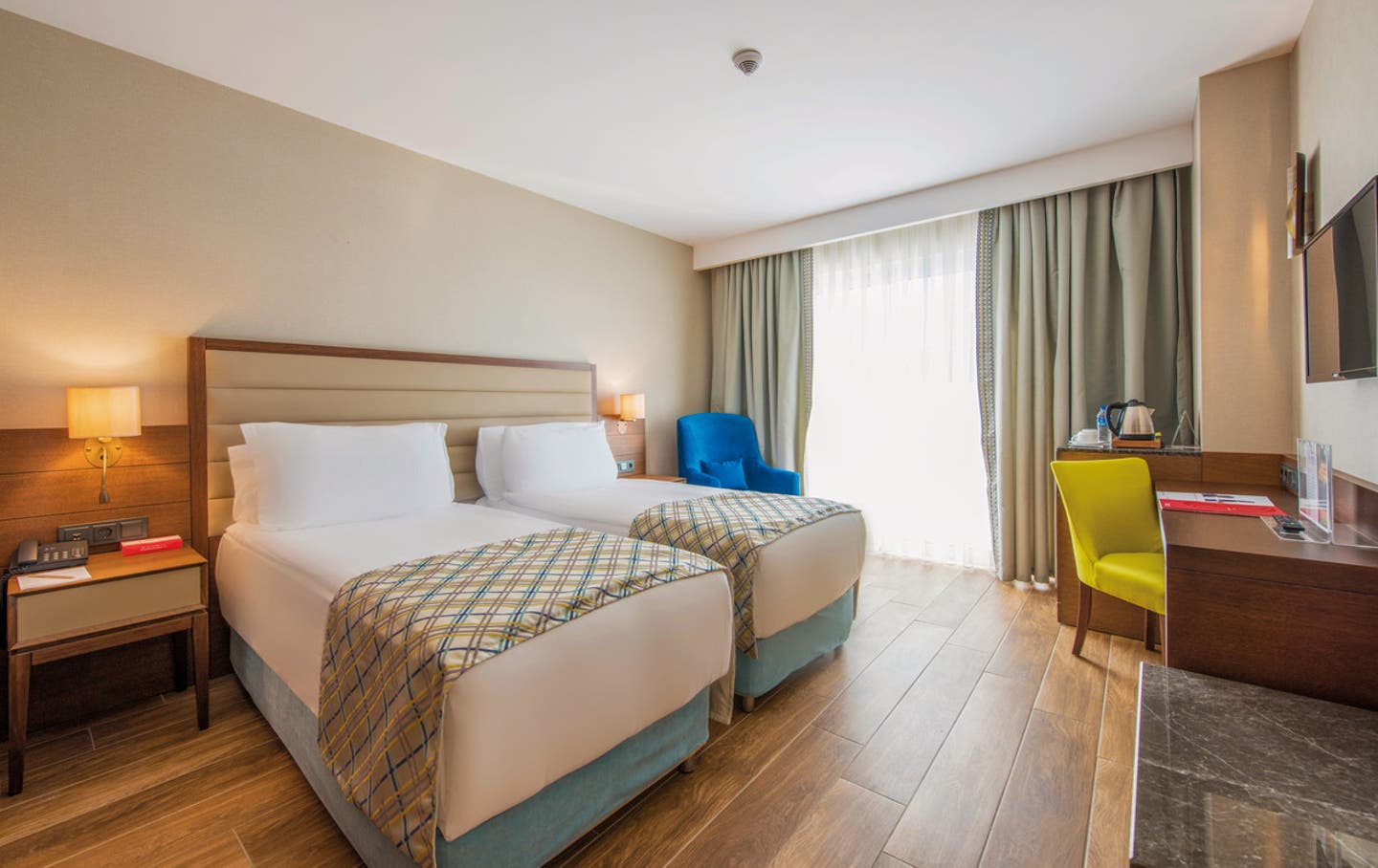 Wohnbeispiel Doppelzimmer mit Stadtblick