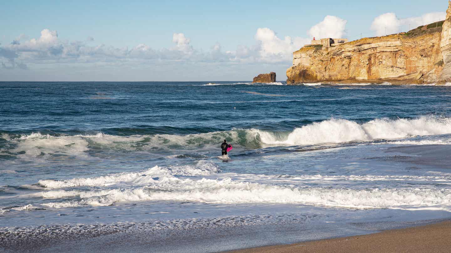 Am Strand von Nazare