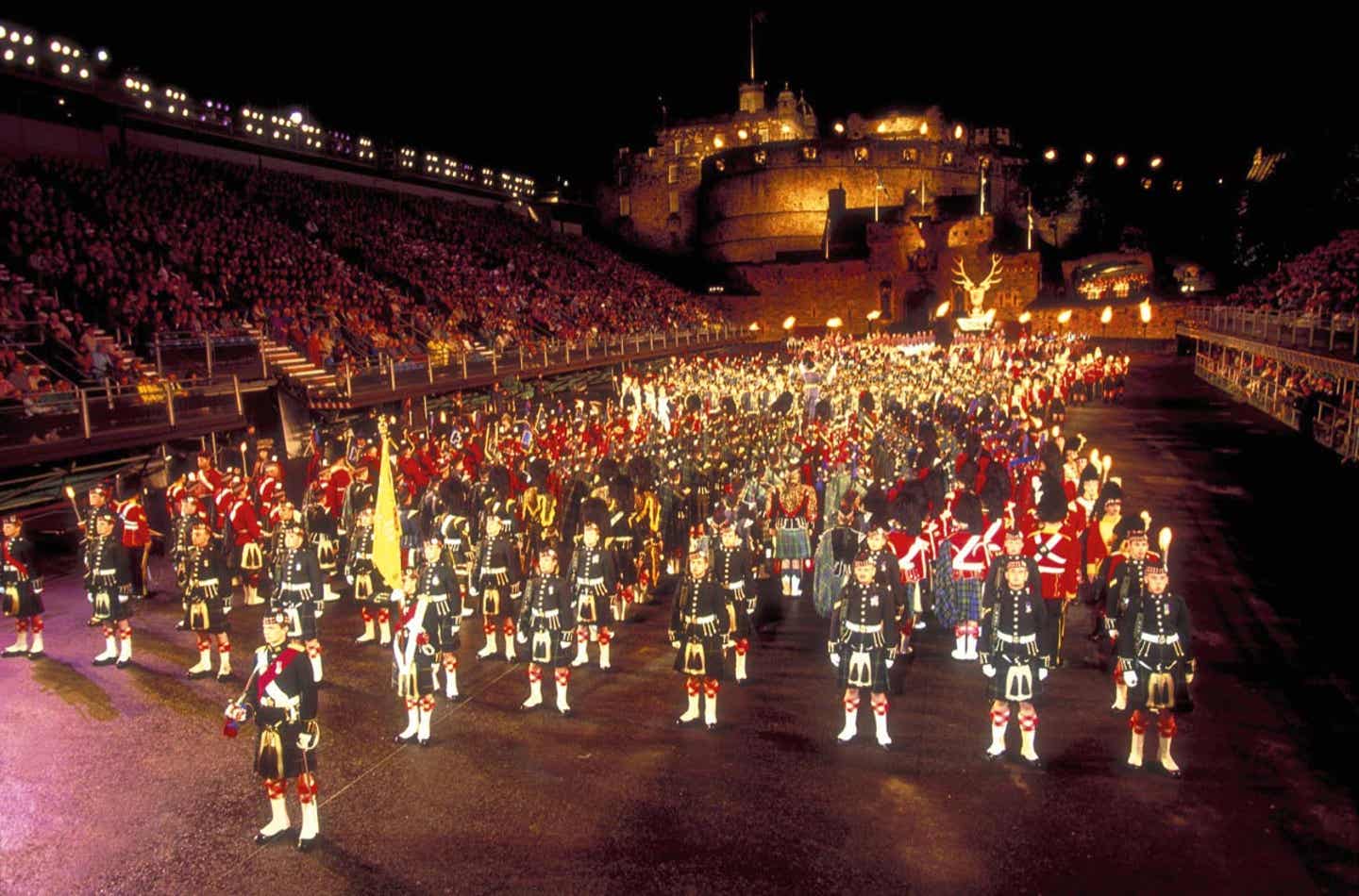 Royal Edinburgh Military Tattoo – Blick über die Parade