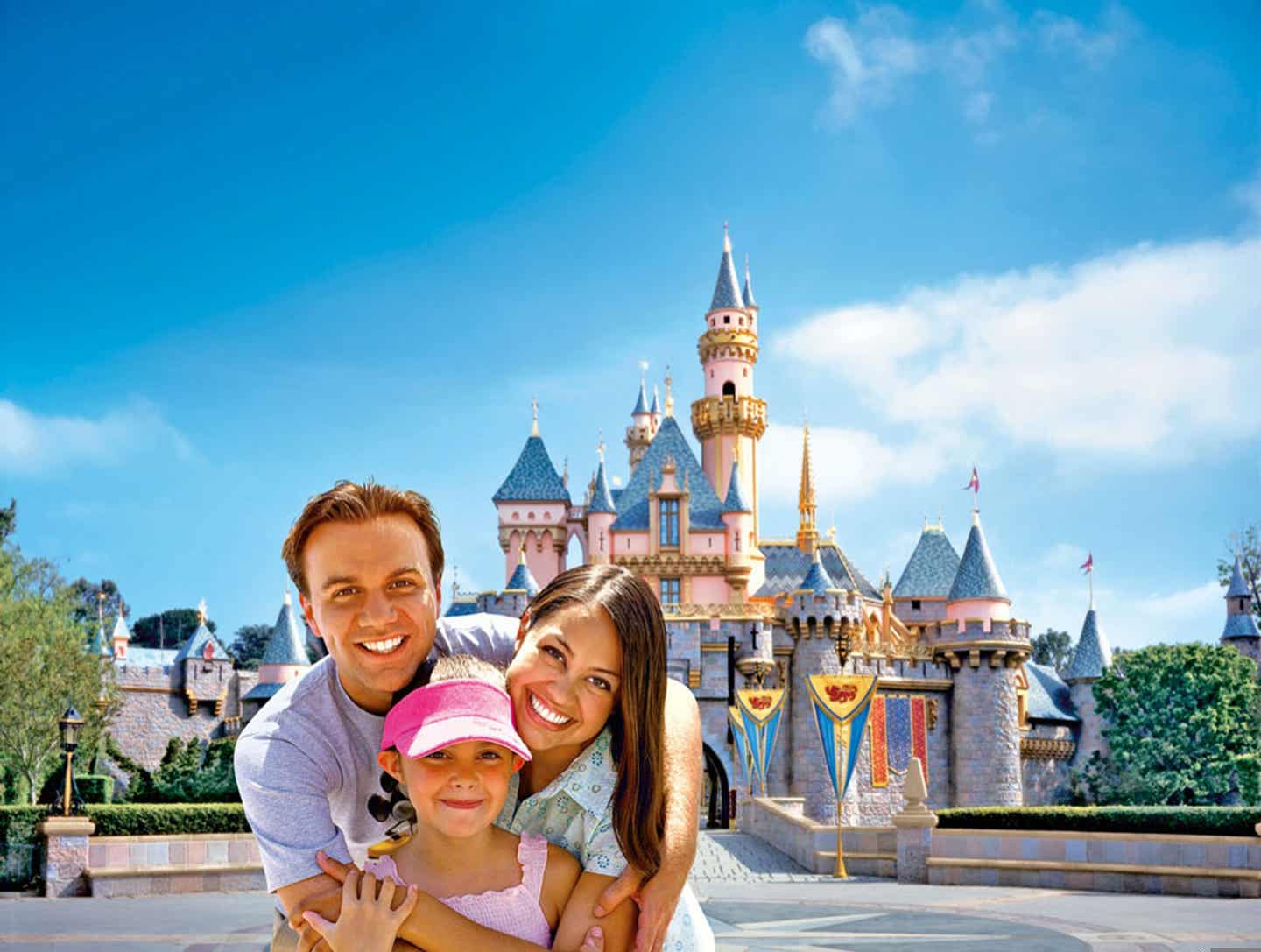 Familie im Disneyland Resort Anaheim