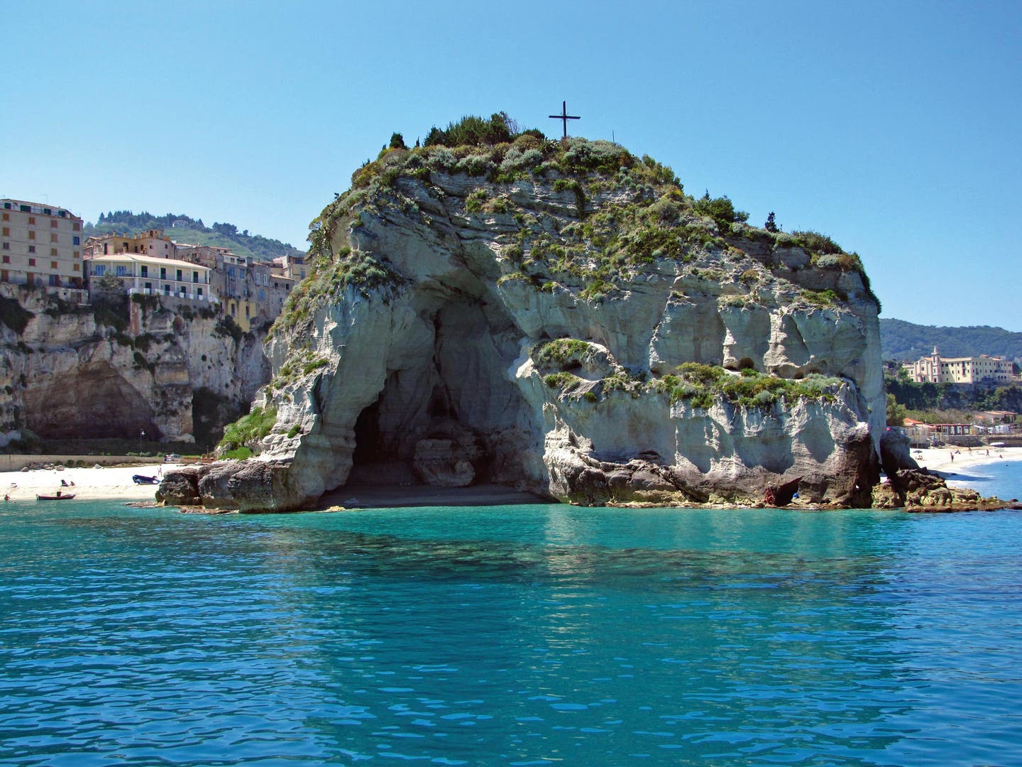 Die Bucht von Tropea in Italien