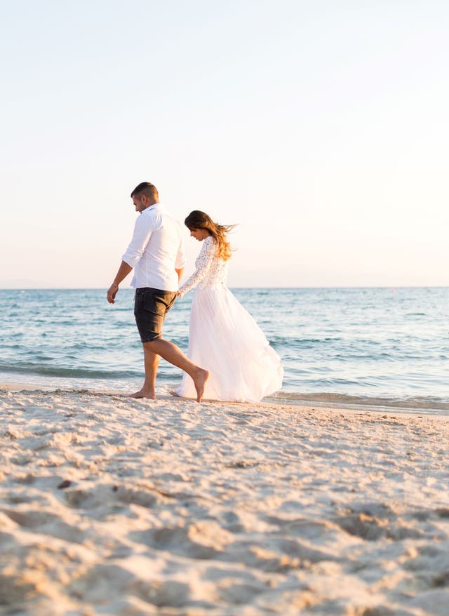 Hochzeit am Strand in der Karibik