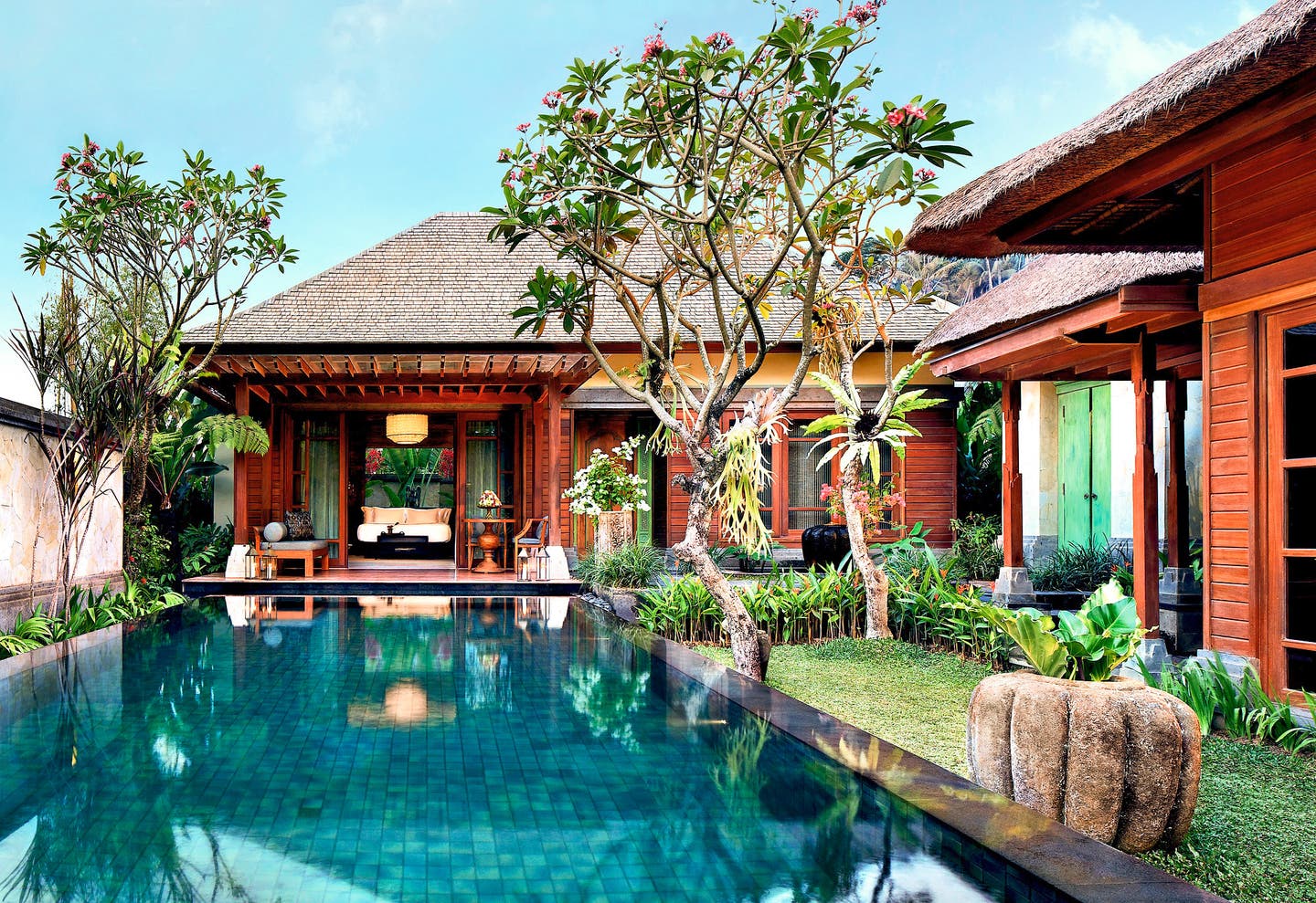 Hotel Mandapa Ritz Carlton in Balis Natur: nahe Saraswati