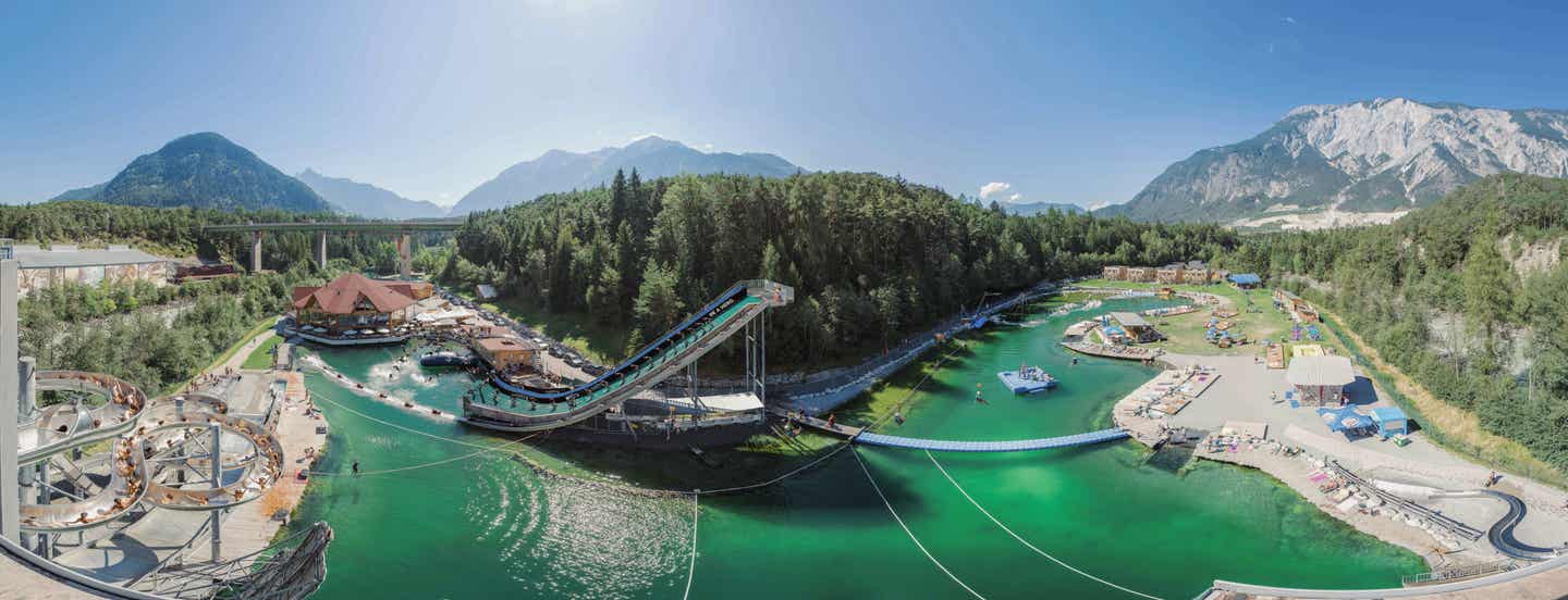 Wasserpark in der Area 47 in Österrreich